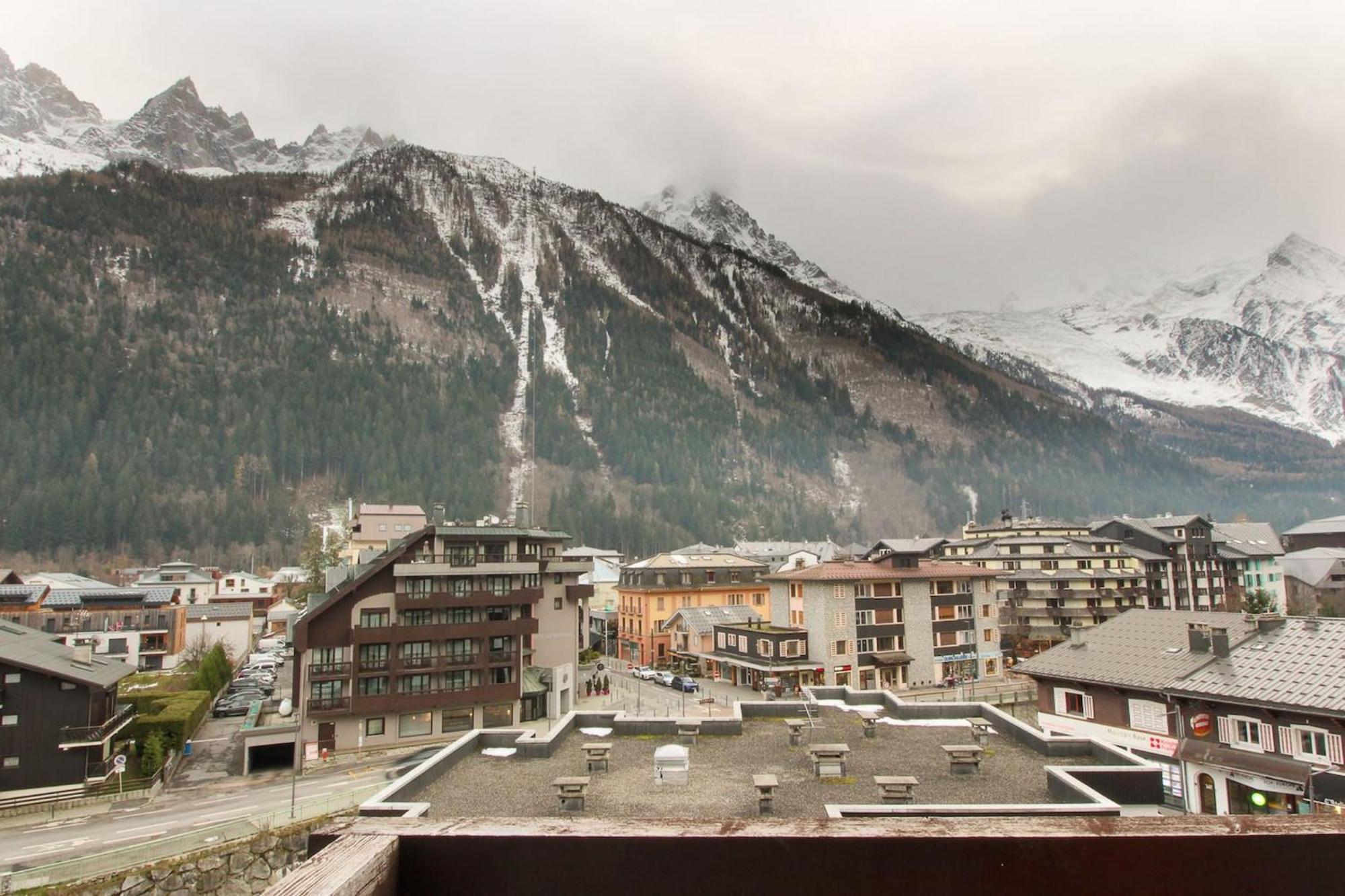 L'Aiguille - Center Of Chamonix - View Mont-Blanc Exterior foto