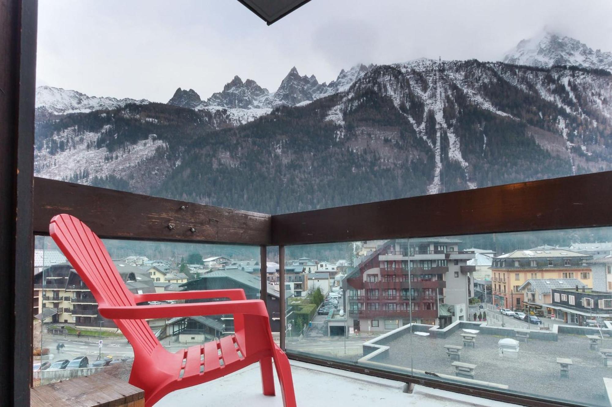 L'Aiguille - Center Of Chamonix - View Mont-Blanc Exterior foto